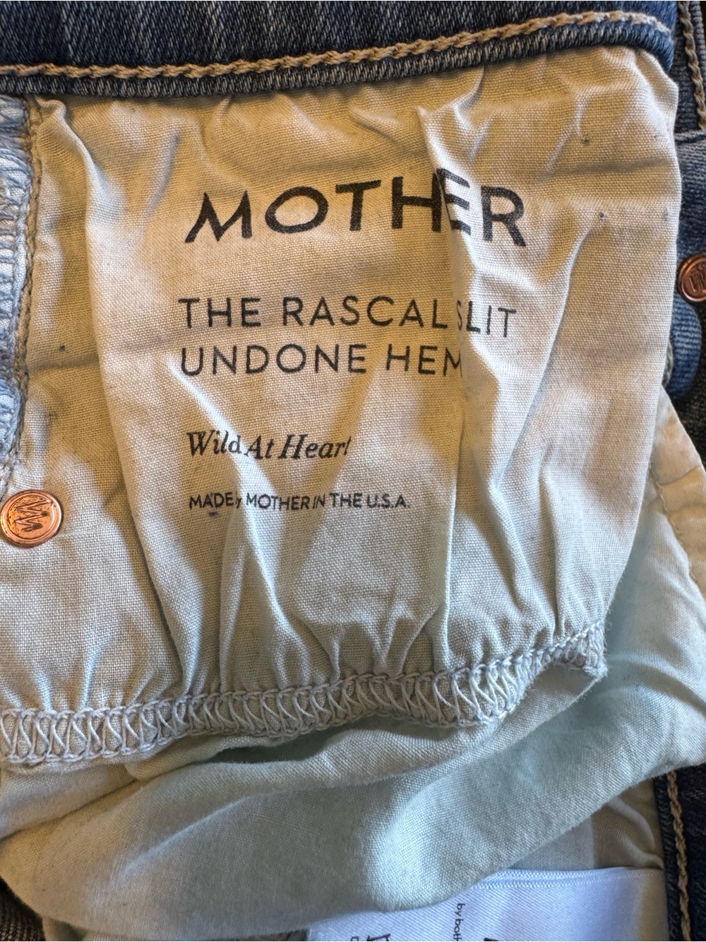 MOTHER Rascal Slit Hem Undone Jeans - Picture 8 of 8
